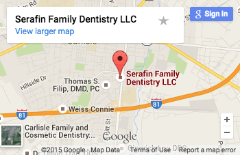 Serafin Family Dentistry Map